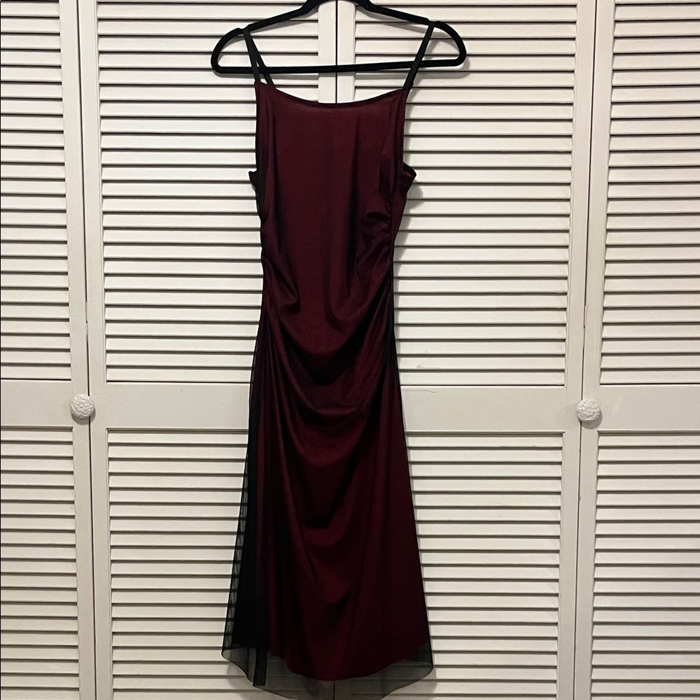 SHEIN Red with Black Lace